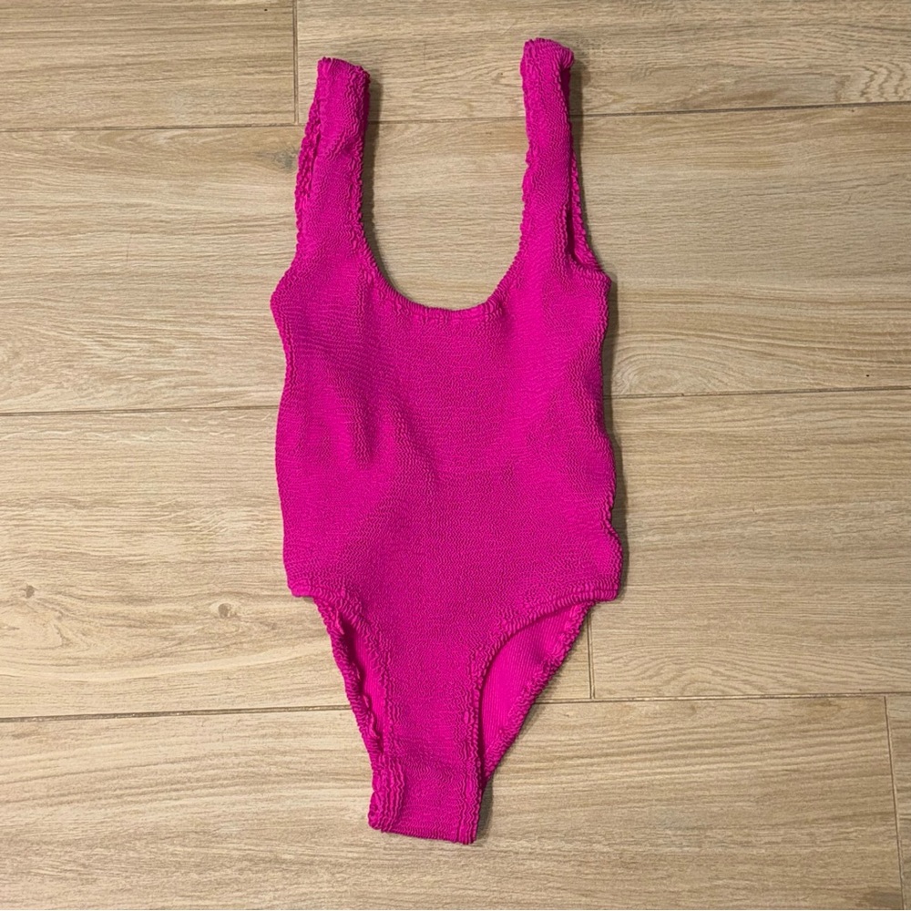 Zara Vibrant Pink One-Piece Swimsuit, S/M